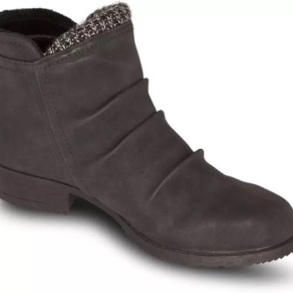 SPORTO Honor Faux Leather Sweater Women's Booties Boots Black Size 10 - Picture 2 of 5